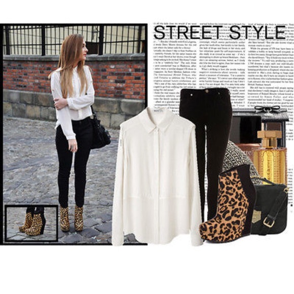 Kelsi Dagger Huette Leopard Wedge - Picture 3 of 8